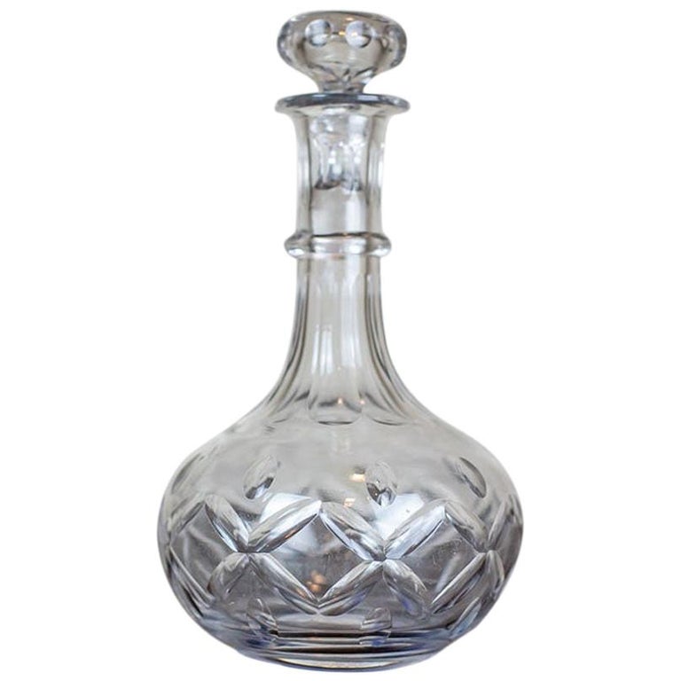20th Century Small Crystal Decanter For Sale at 1stDibs