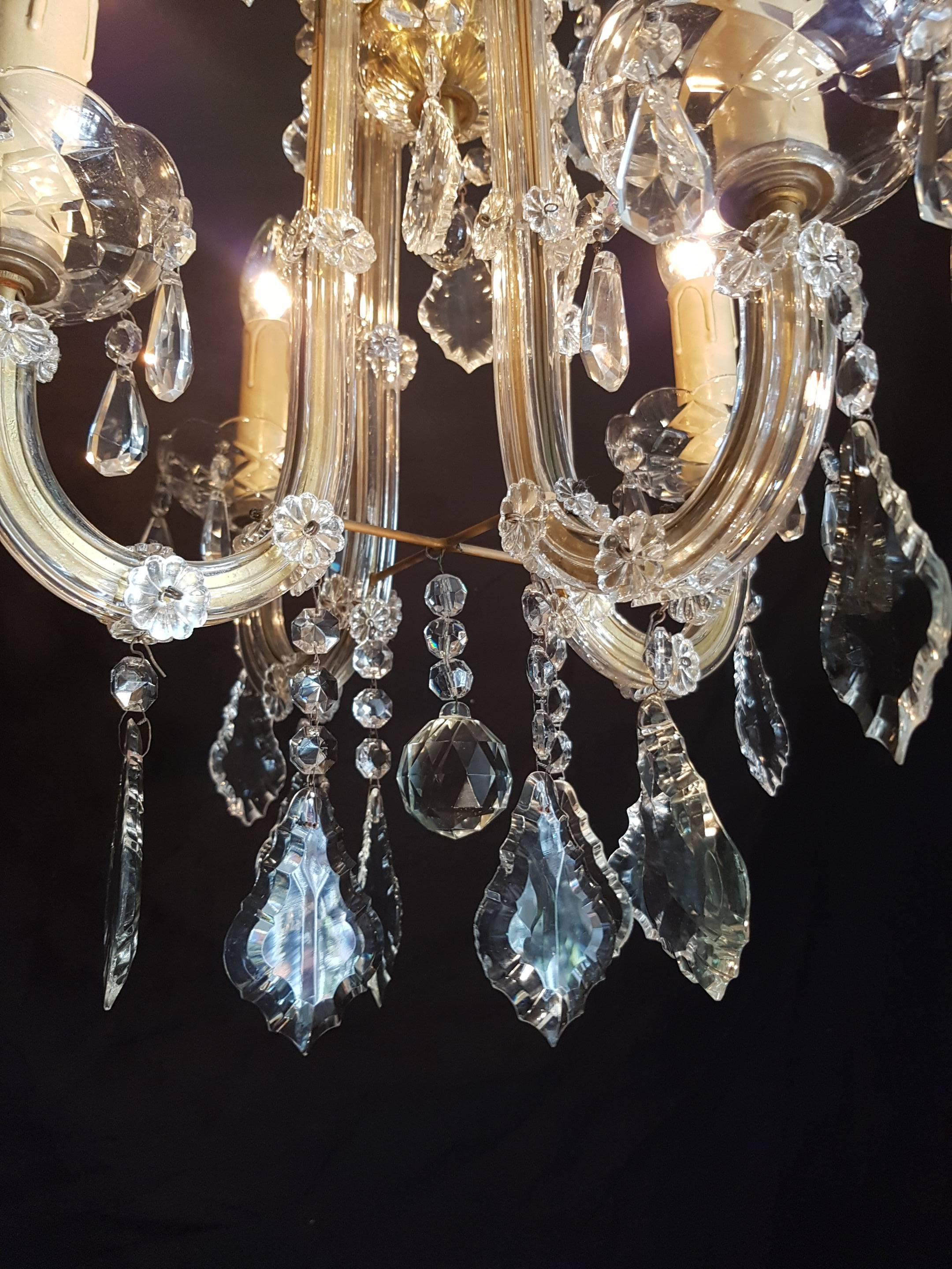 20th Century Small Four-Light Maria Theresia Chandelier For Sale 3