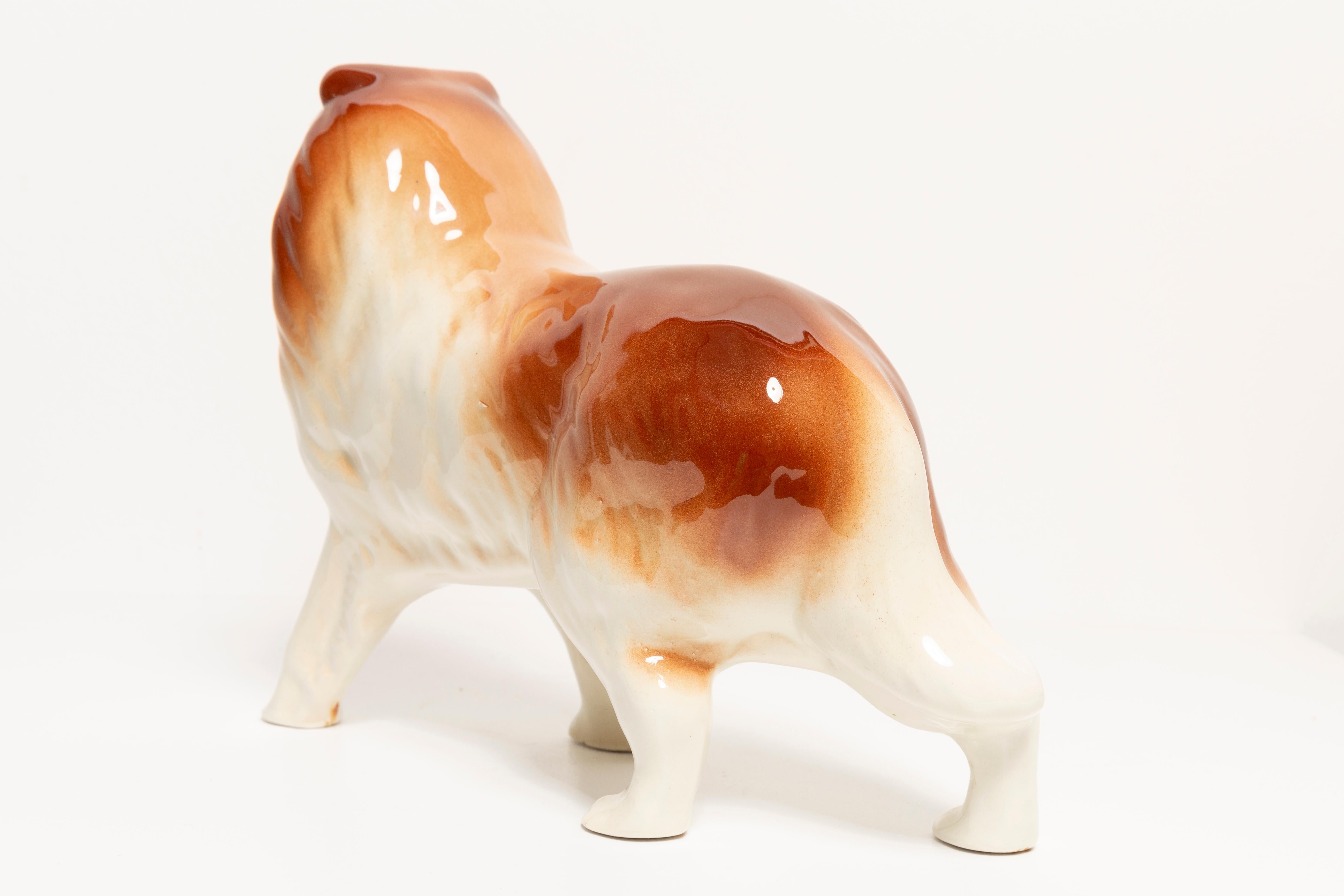 Petite sculpture de chien Lessie du 20ème siècle, Italie, années 1960 en vente 2