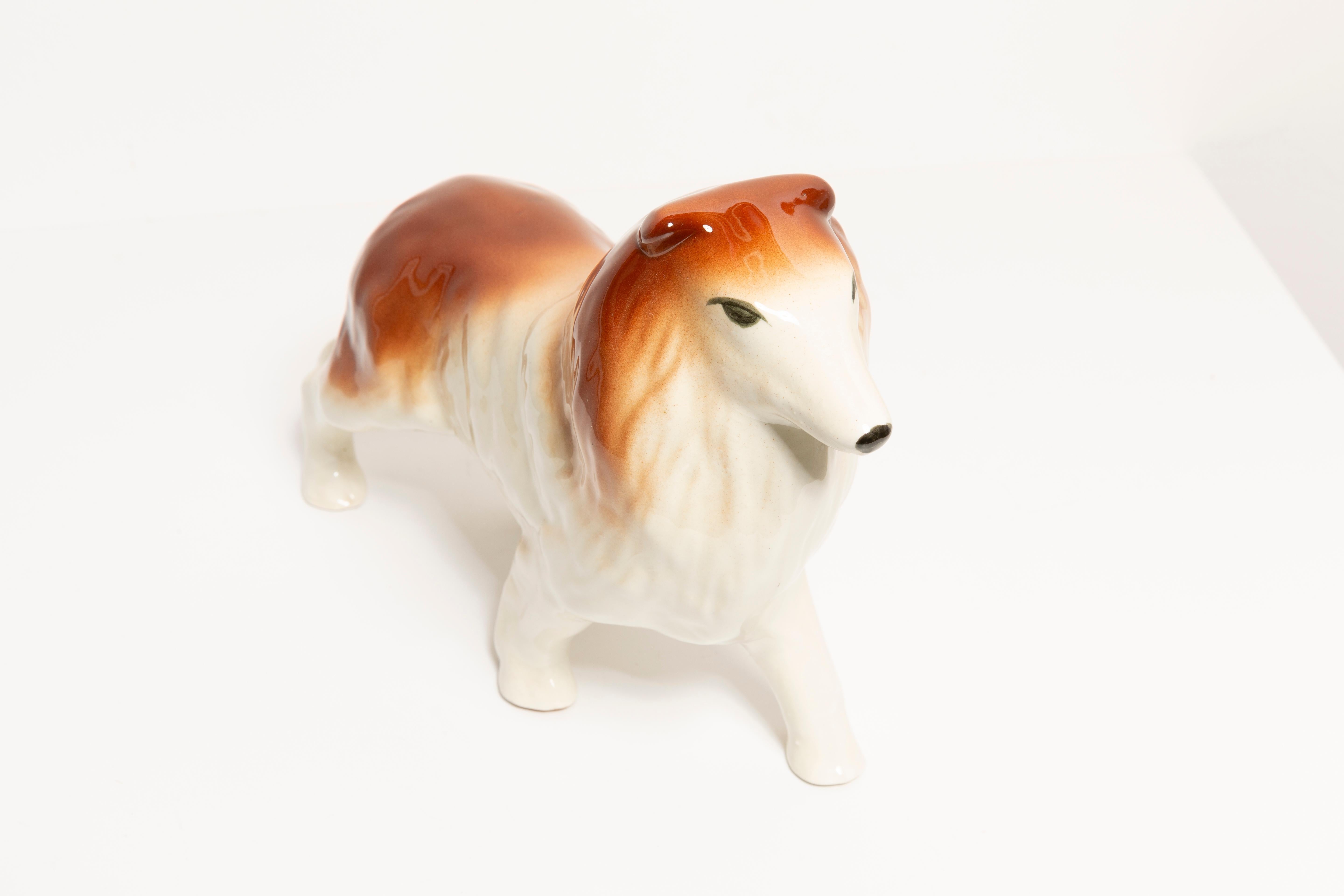 Piccola scultura di cane Lessie del XX secolo, Italia, anni '60 in vendita 7