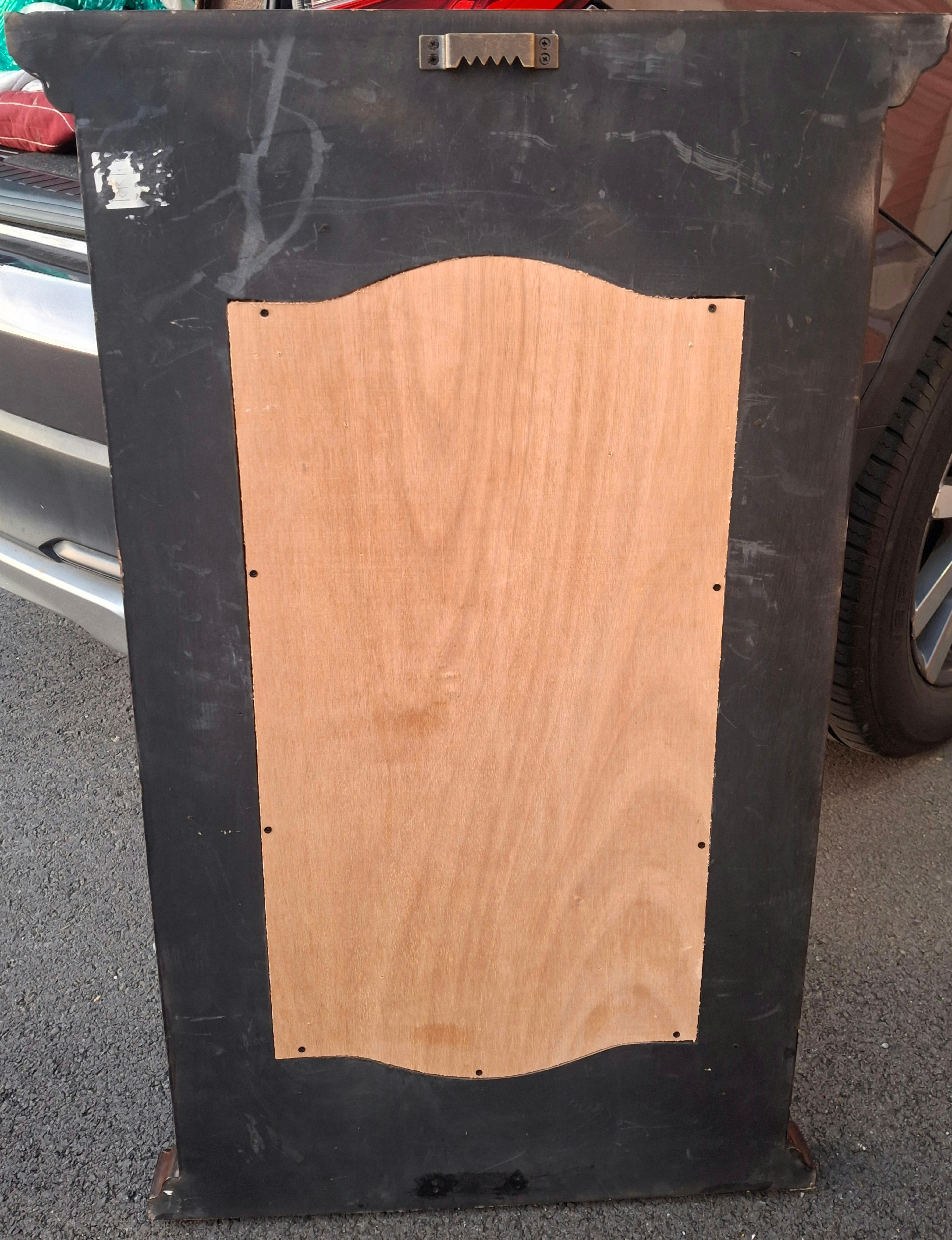Miroir mural en bois de fruitier massif du 20e siècle en vente 2
