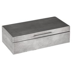 Used 20th Century Solid Silver Cigar Box, C J Vander Ltd, London, c.1963