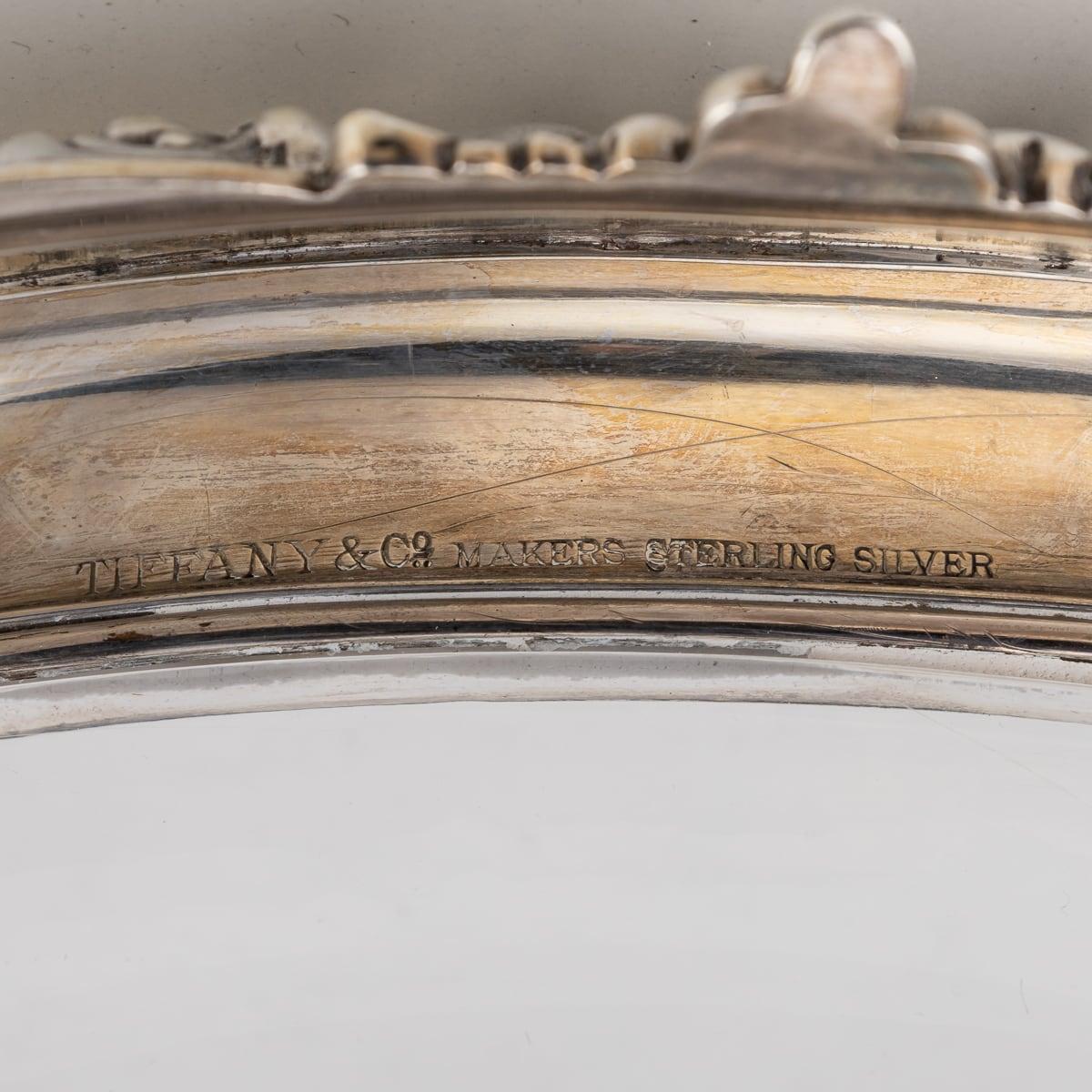 20th Century Solid Silver & Glass Bowl By Tiffany & Co, New York For Sale 5