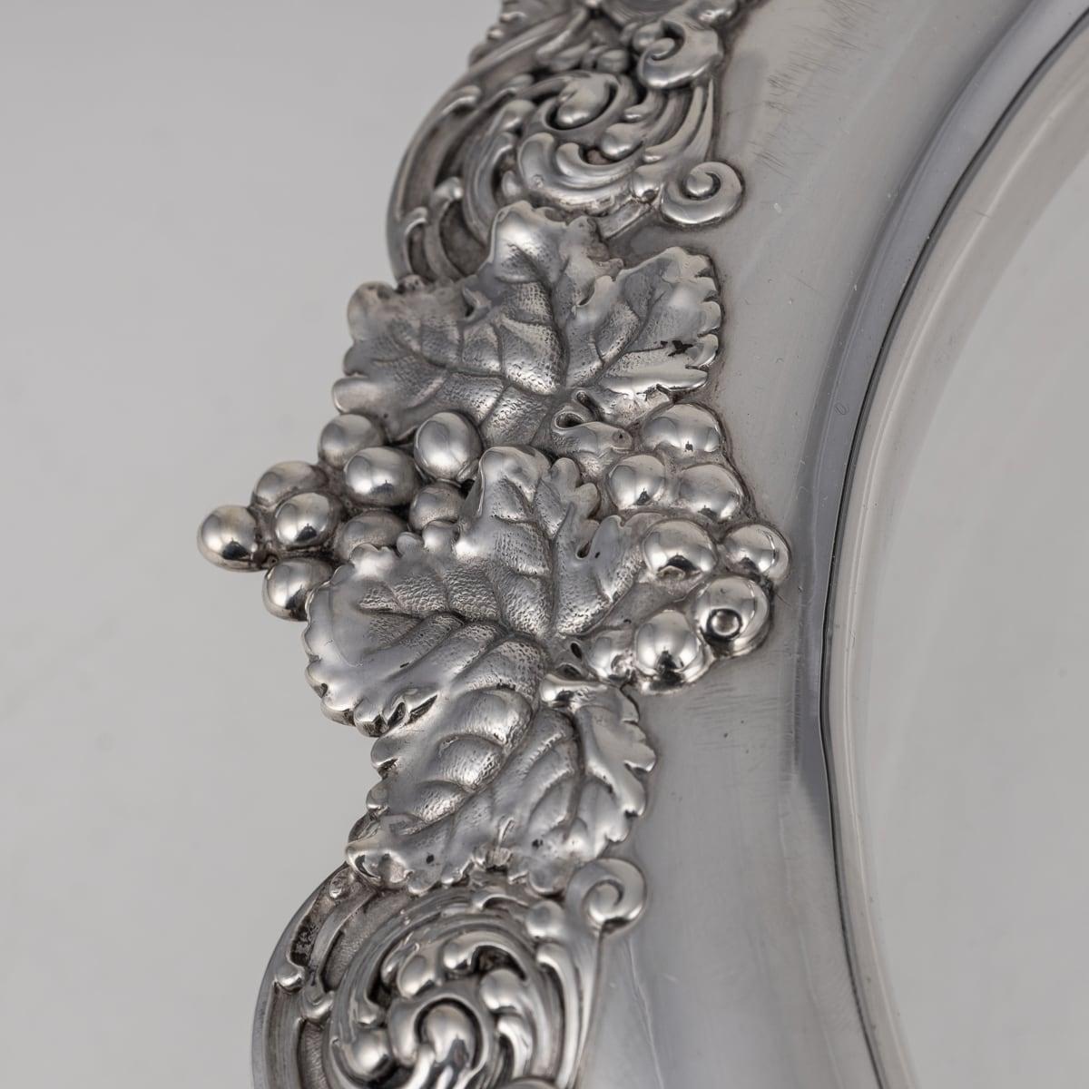 20th Century Solid Silver & Glass Bowl By Tiffany & Co, New York For Sale 2