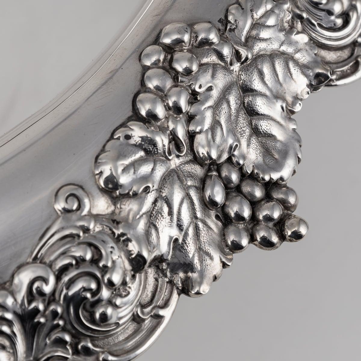 20th Century Solid Silver & Glass Bowl By Tiffany & Co, New York For Sale 3