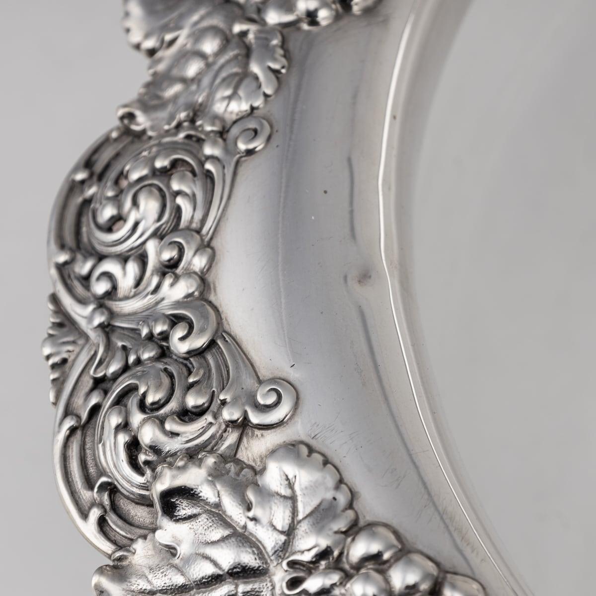 20th Century Solid Silver & Glass Bowl By Tiffany & Co, New York For Sale 4
