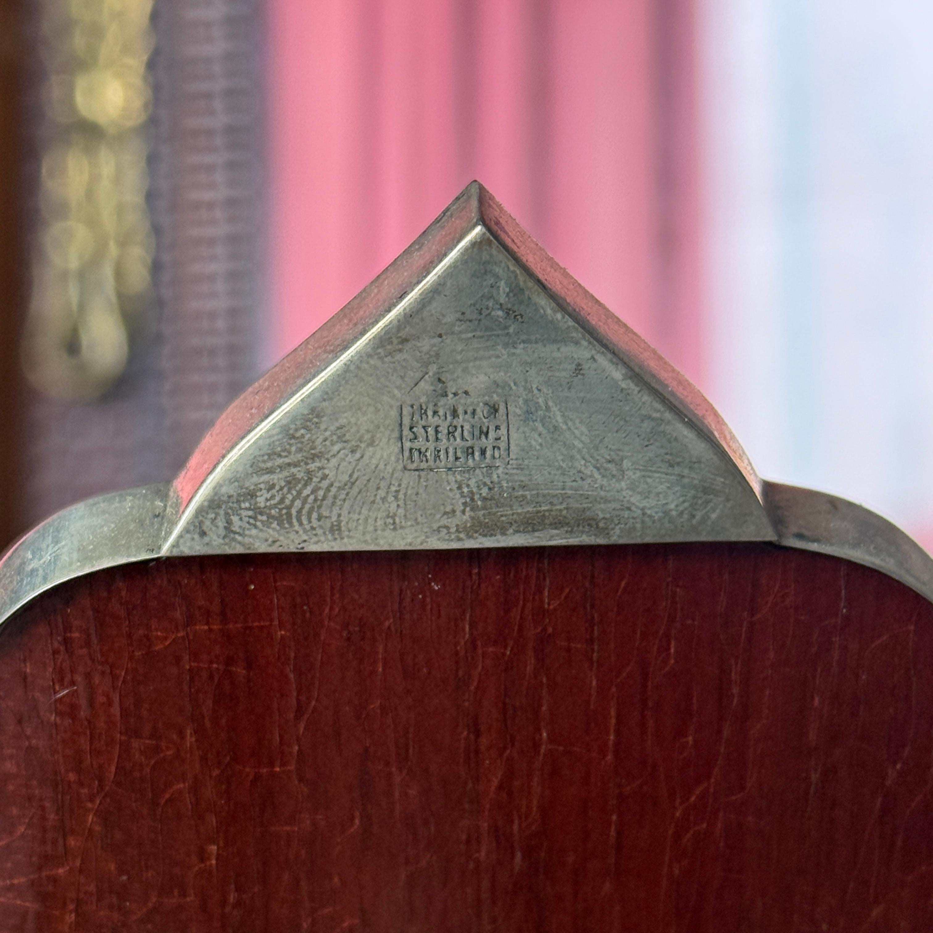 20th Century Solid Silver & Niello frame For Sale 3