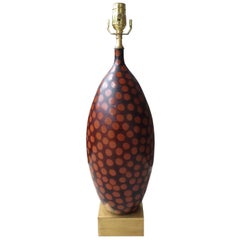 20th Century South American Pottery Lamp