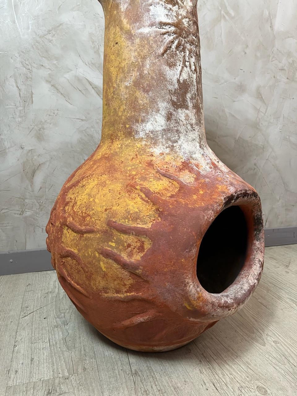 20th century South American Vintage Terracotta Brazier, 1970s For Sale 10