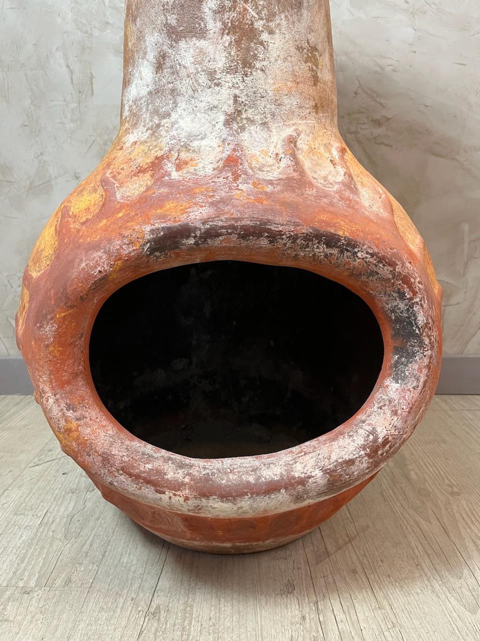 20th century South American Vintage Terracotta Brazier, 1970s For Sale 11