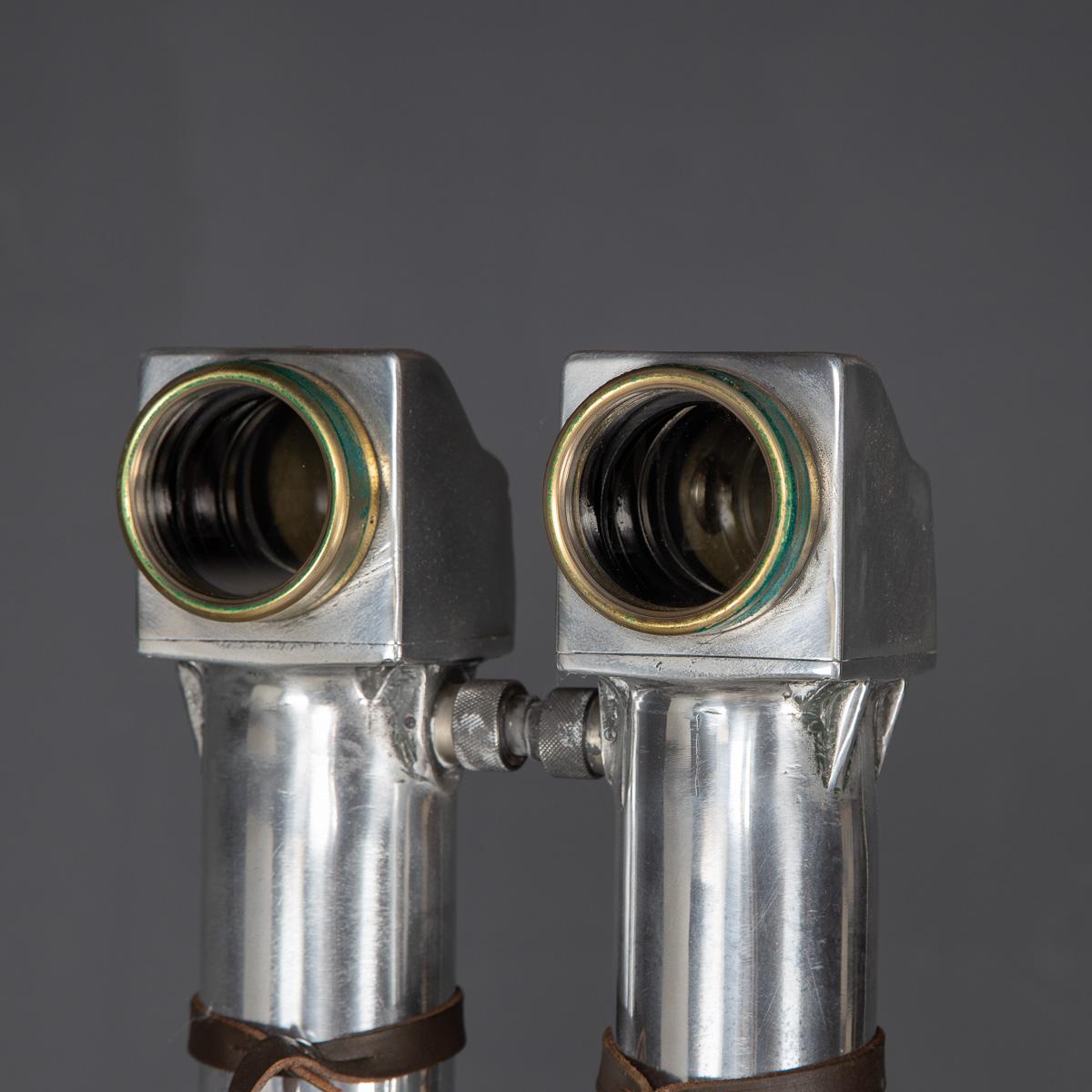 20th Century Soviet 'Donkey Ears' Binoculars on Telescopic Stand, c.1950 For Sale 1