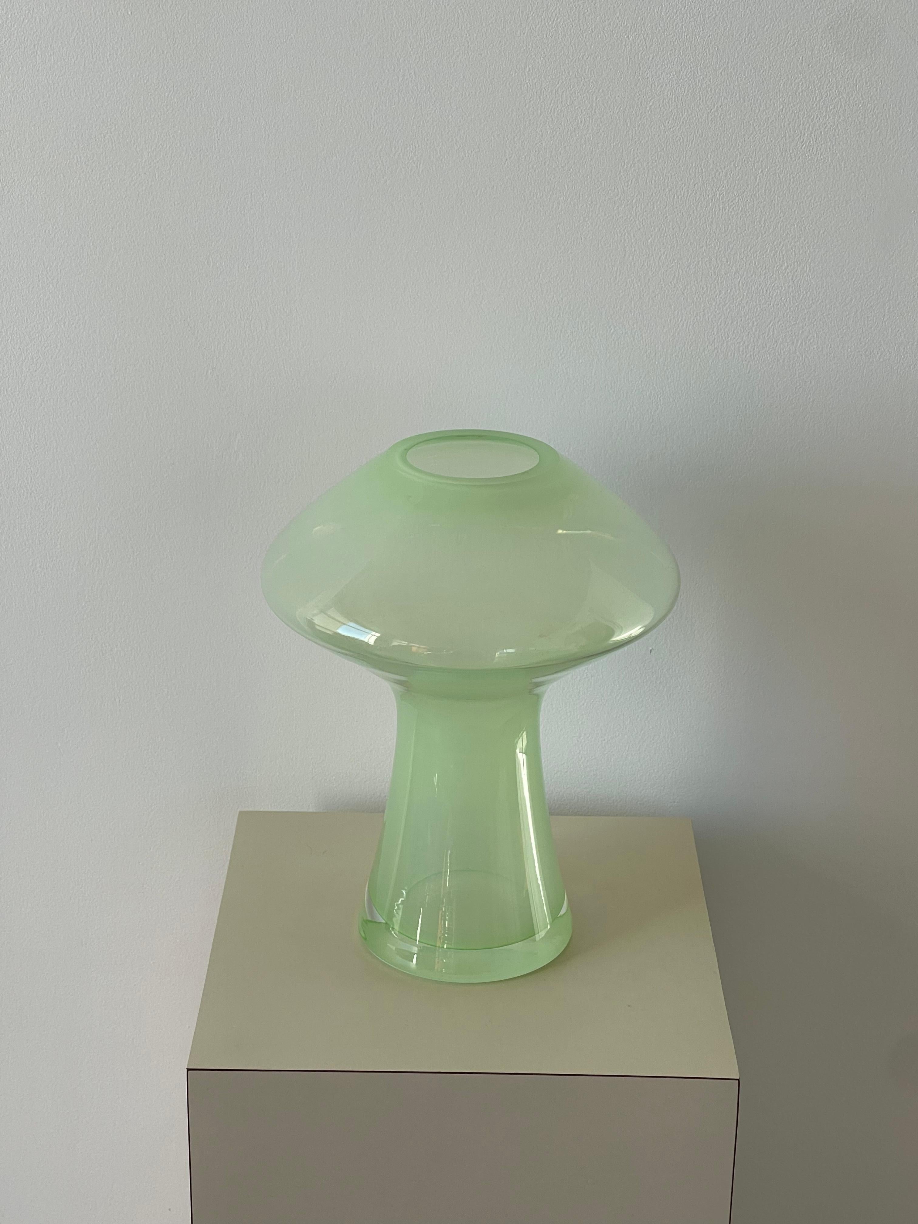 Hand-Crafted 20th Century Space Age Blown Glass Vase For Sale