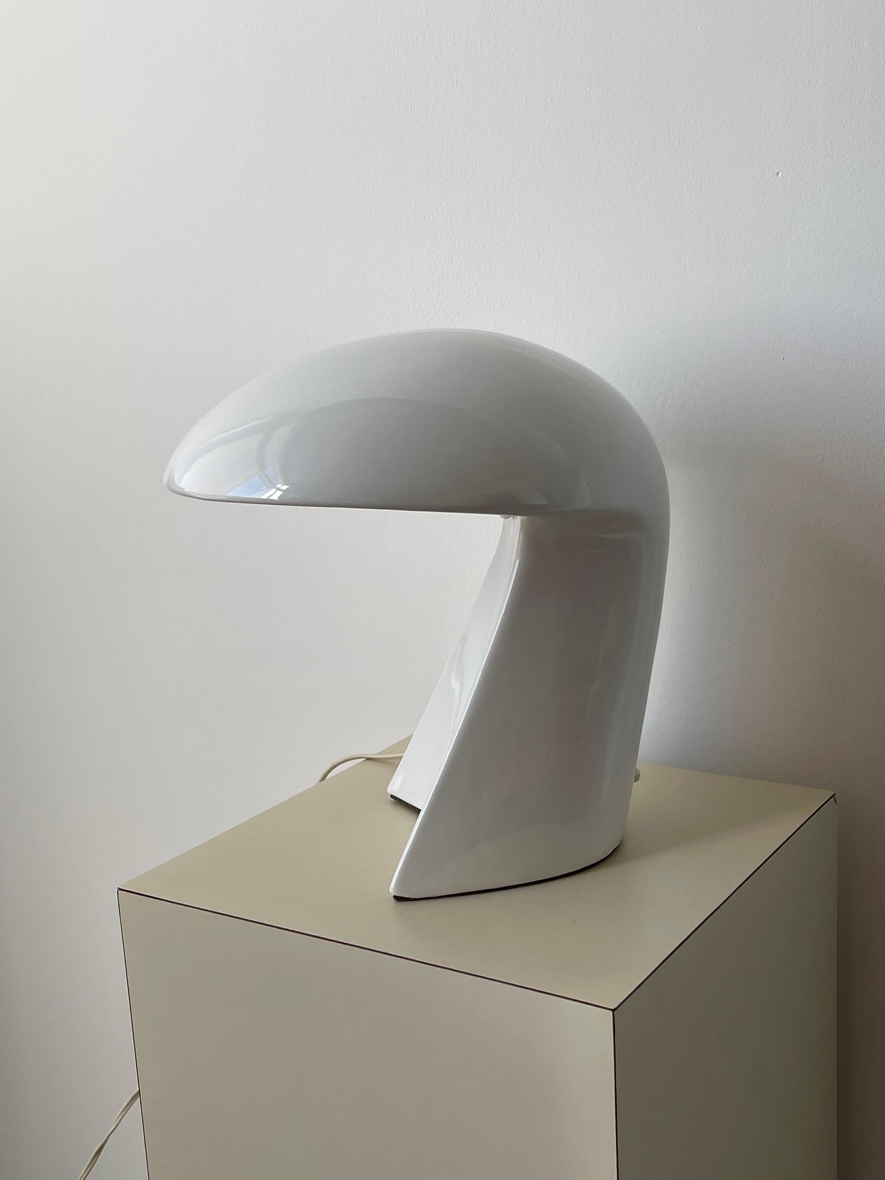 20th Century Space Age Ceramic Lamp In Good Condition In Miami, FL