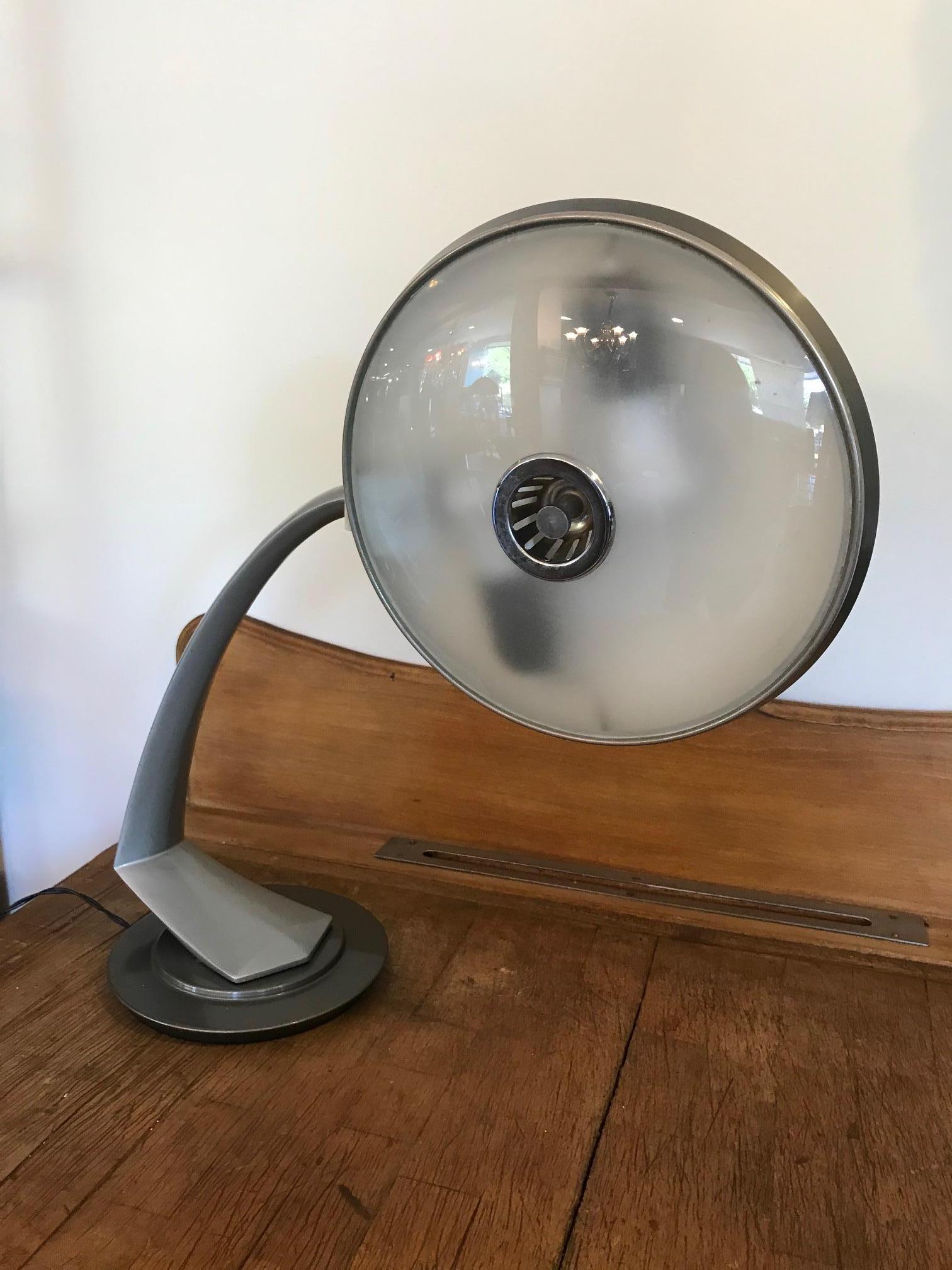 Steel 20th Century Spanish Articulated Desk Lamp by Fase, 1970s For Sale