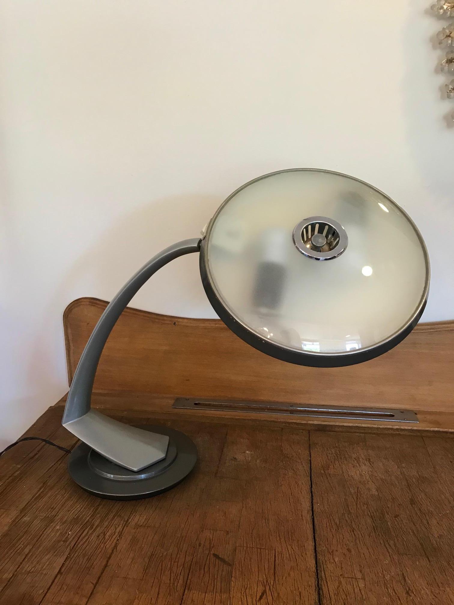 20th Century Spanish Articulated Desk Lamp by Fase, 1970s For Sale 1