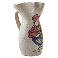 Spanischer Keramikkrug des 20. Jahrhunderts