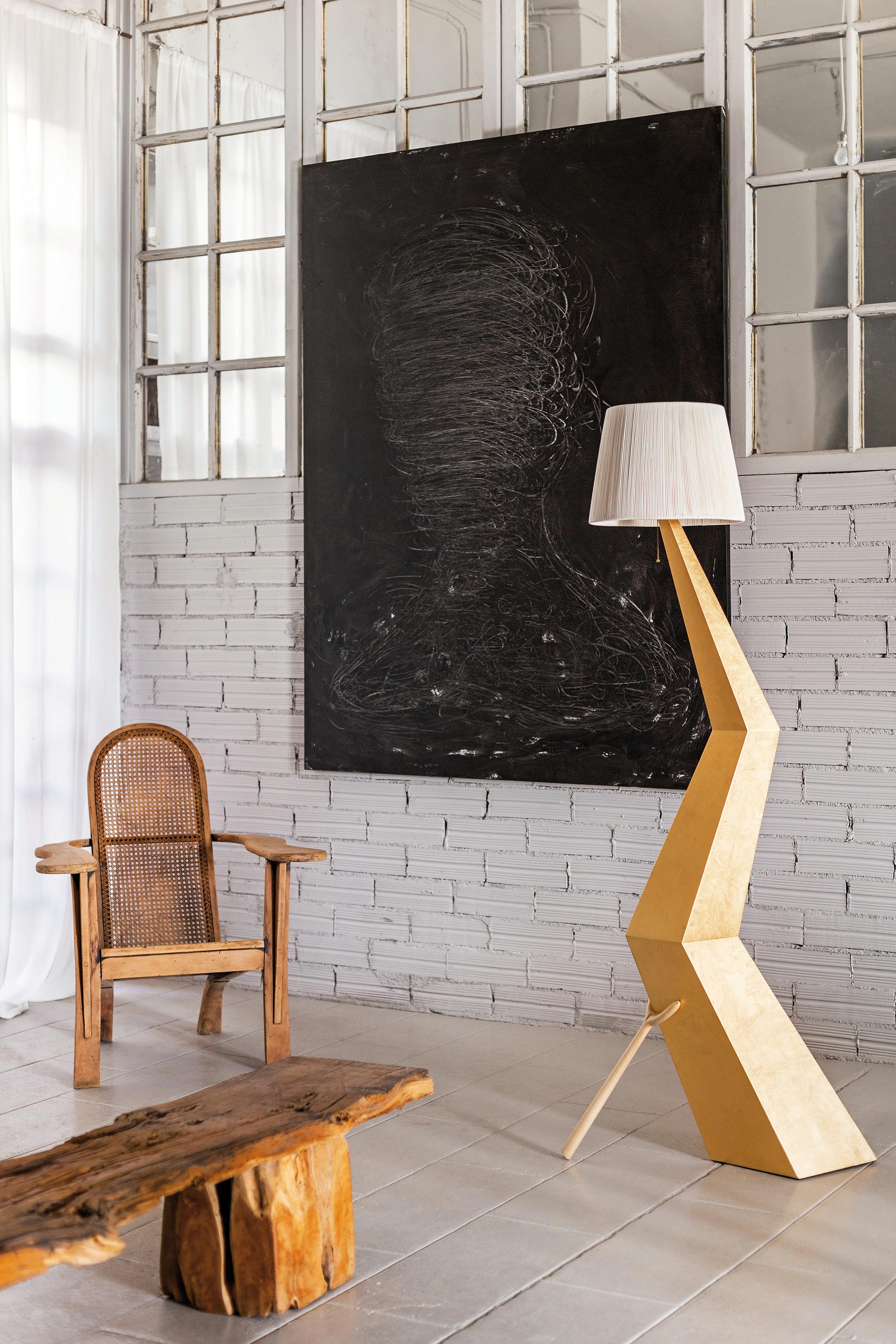 XXIe siècle et contemporain Lampe sur pied design espagnol du 20ème siècle modèle 