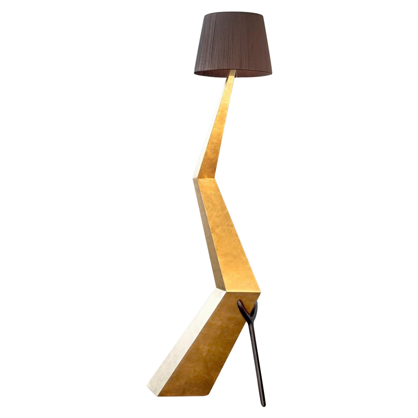 Lampada da terra di design spagnolo del XX secolo modello "Bracelli" di Salvador Dalí