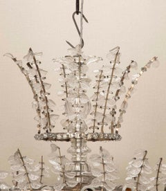 20th Century Spanish Glass Chandelier