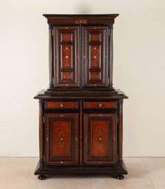 20th Century Spanish Inlaid Cabinet by Gordovil