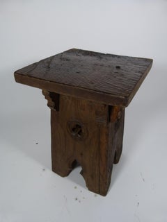 20th Century Spanish Oak Stool