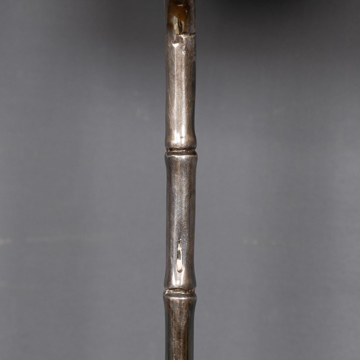 20th Century Spanish Pair Of Silver Plated Crane Design Lamps. Valenti, c.1960 10