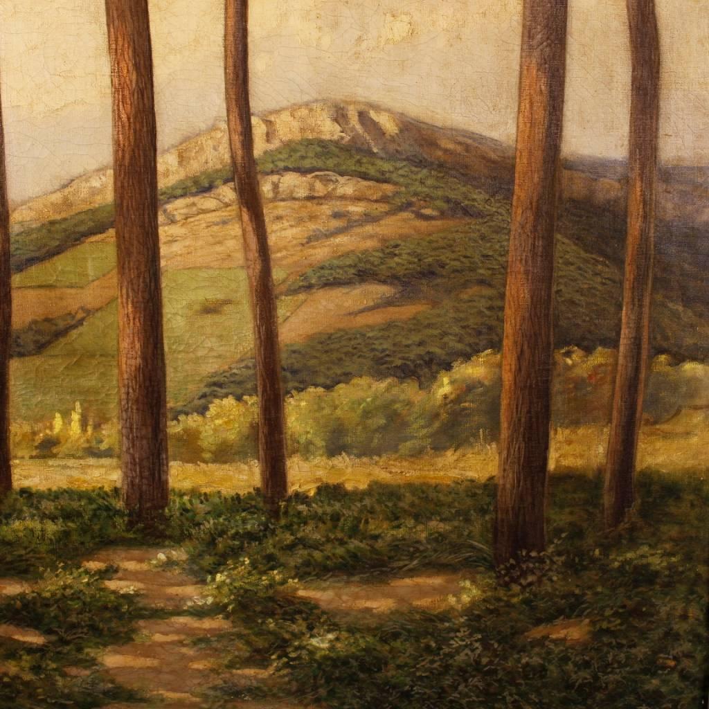 20th Century Spanish Signed Landscape Painting 2