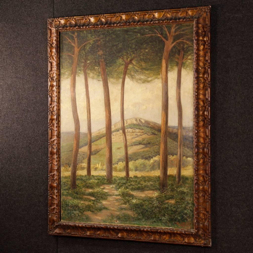 20th Century Spanish Signed Landscape Painting 5