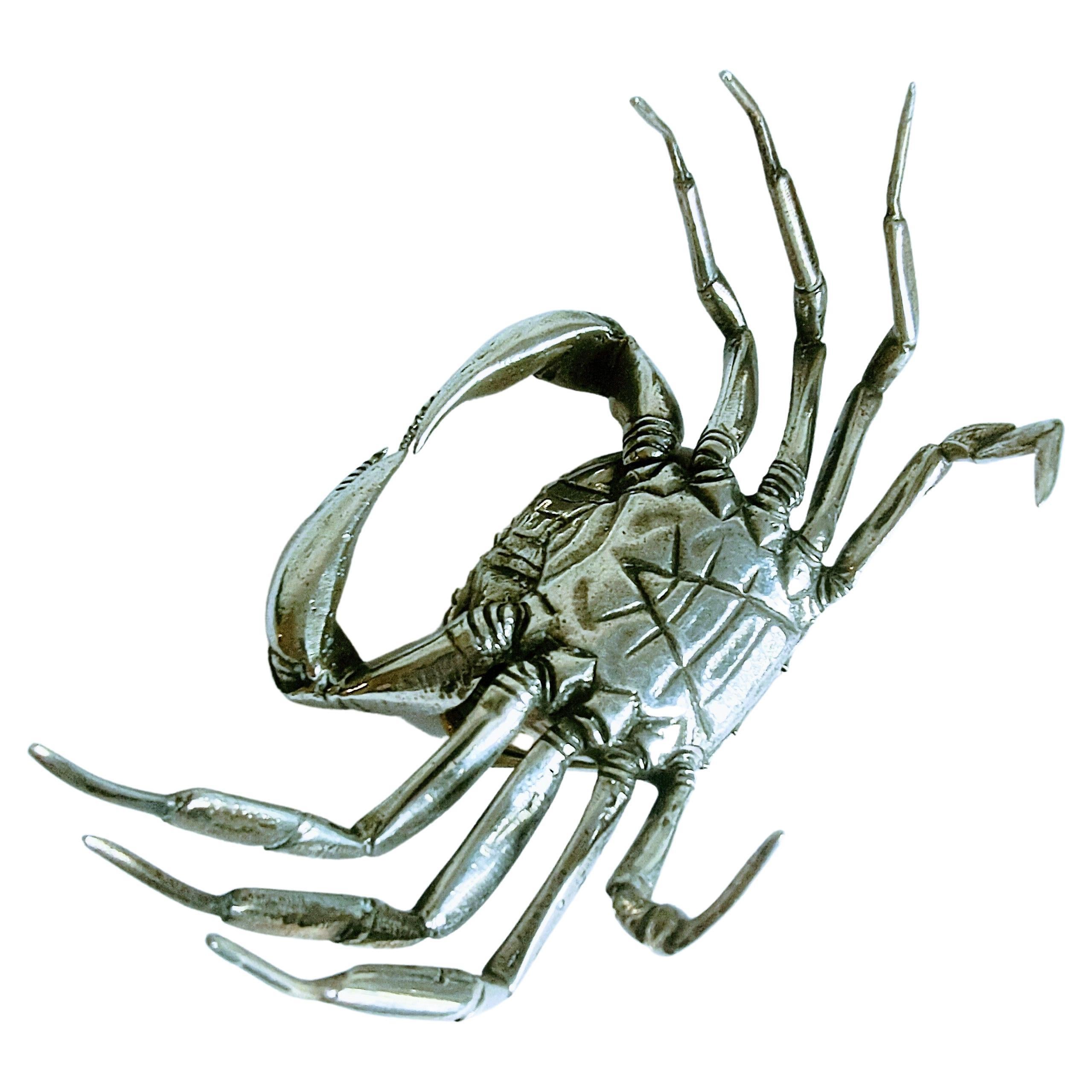 Spanische Krabbe des 20. Jahrhunderts  Silber 915/999.9 im Angebot 6