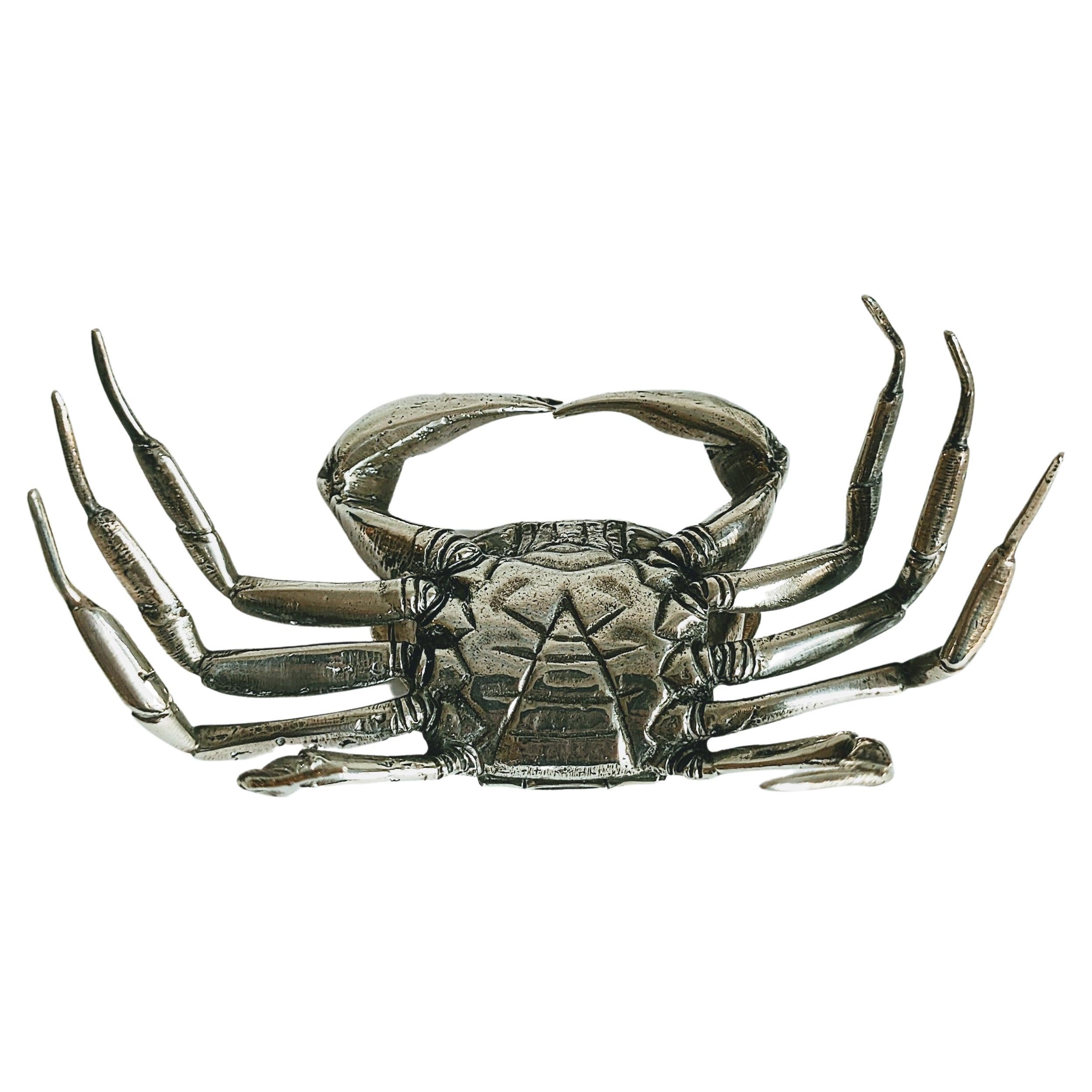 Spanische Krabbe des 20. Jahrhunderts  Silber 915/999.9 im Angebot 3