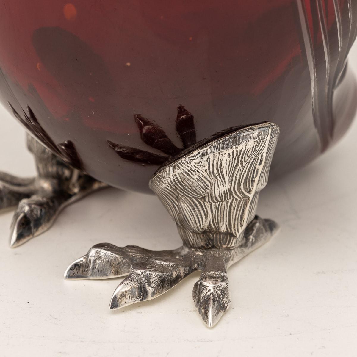Pichet à vin espagnol du 20ème siècle en argent massif, Dionisio Garcia Gomez, Madrid 3