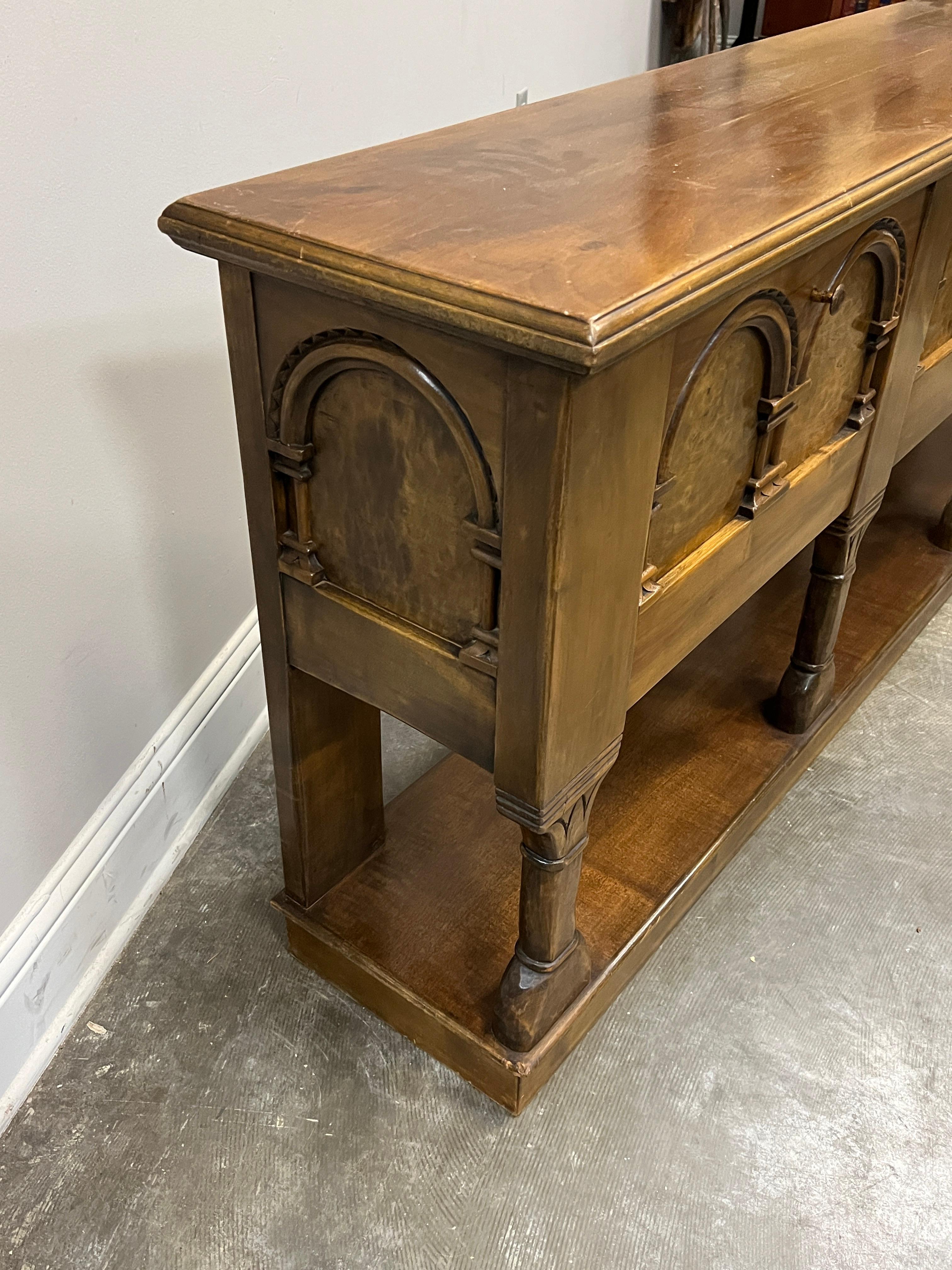 20th Century Spanish Style Console Table For Sale 1