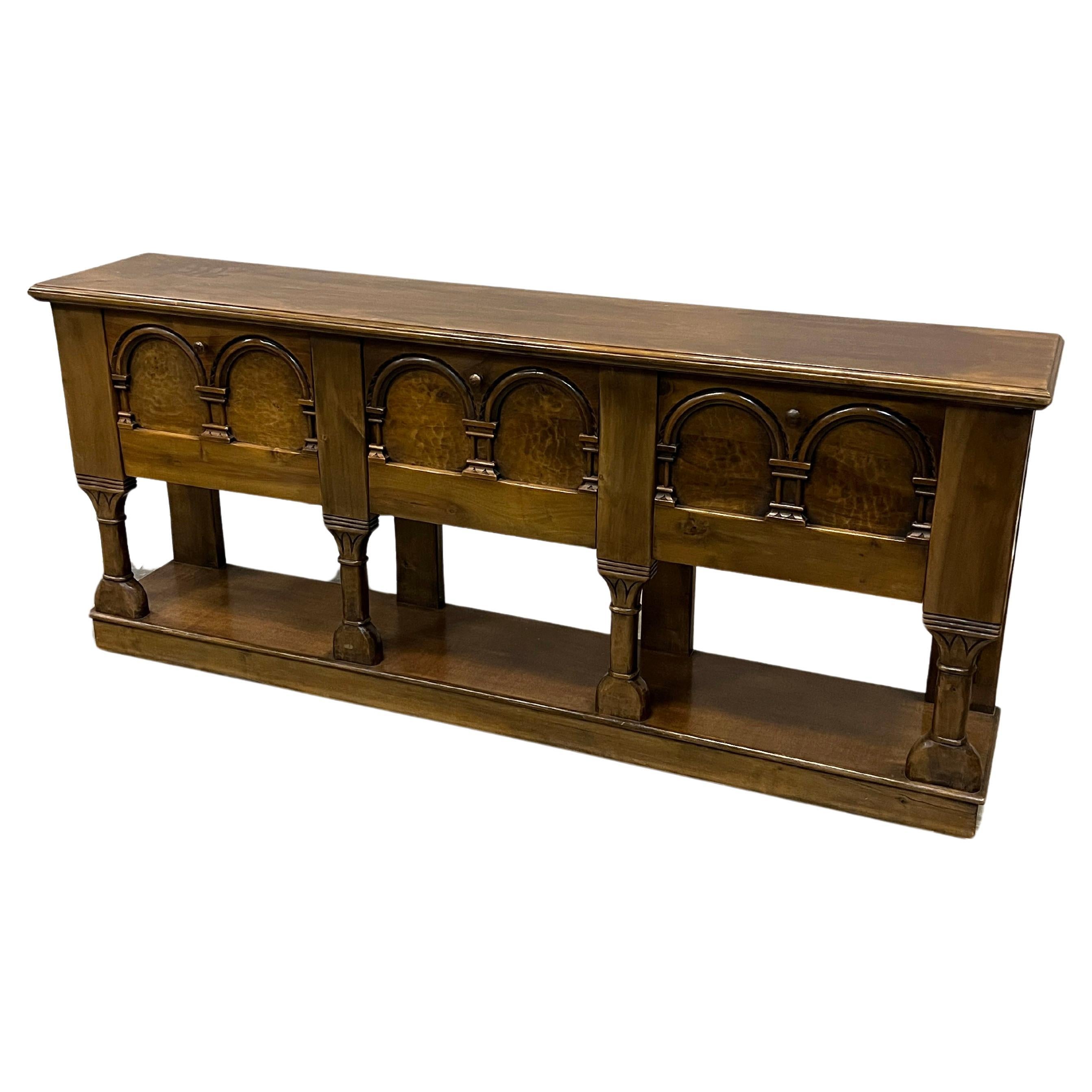 20th Century Spanish Style Console Table For Sale