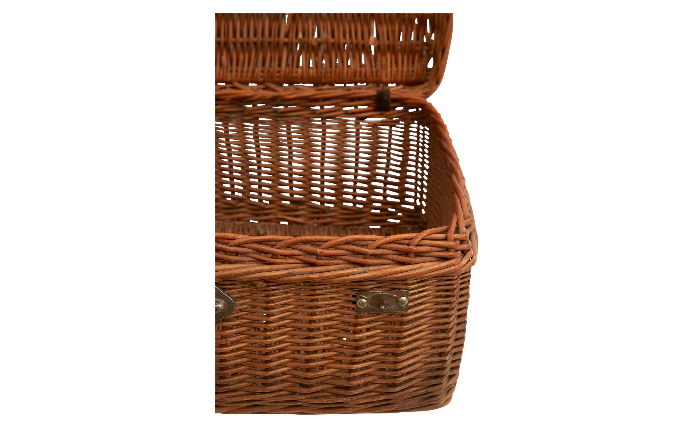 20th Century Spanish Wicker Case 3