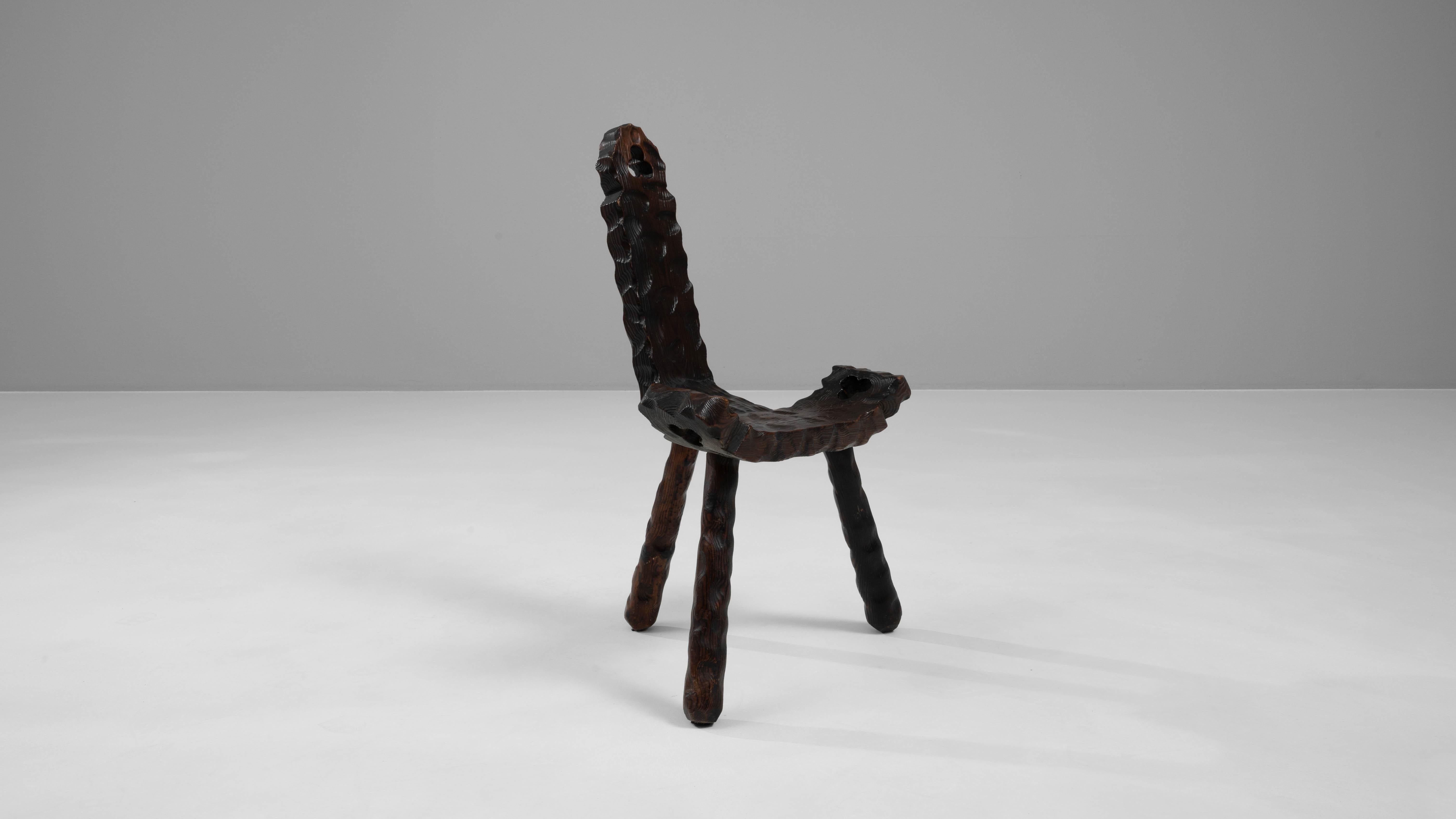 20th Century Spanish Wooden Chair For Sale 6