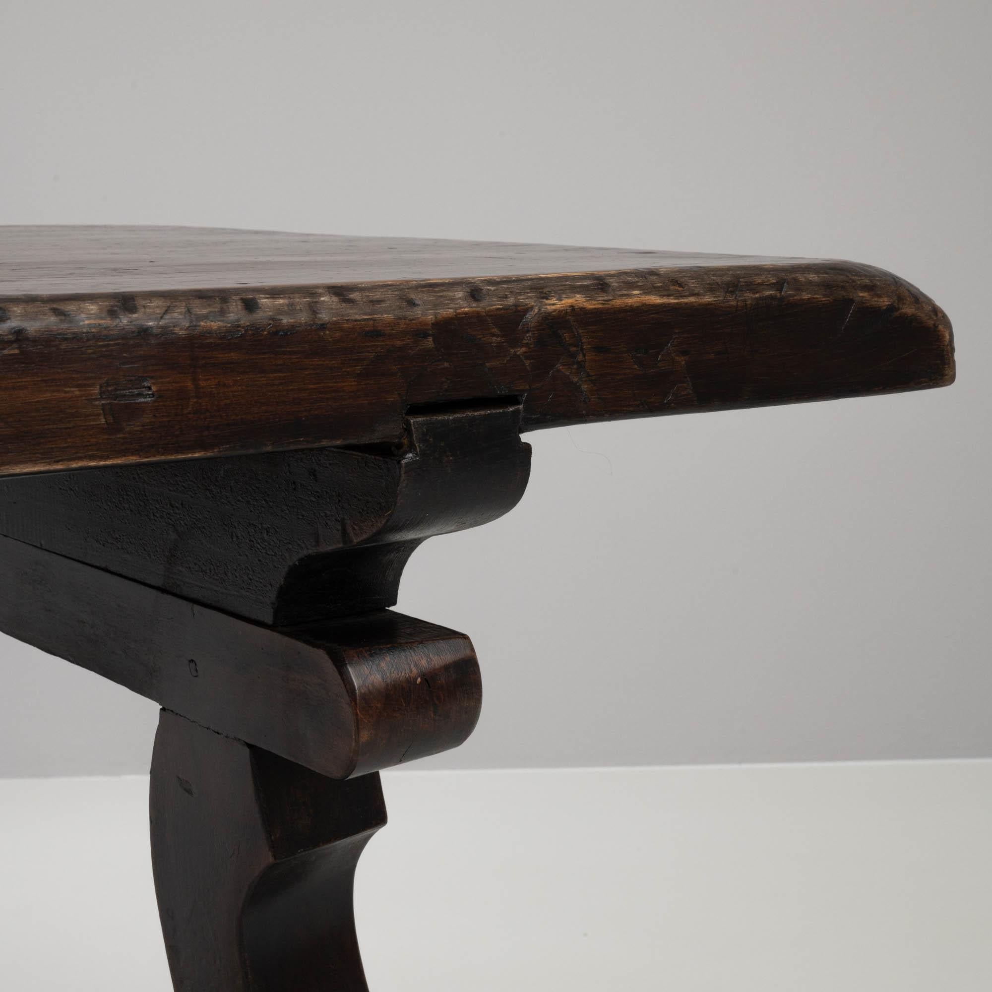 20th Century Spanish Wooden Dining Table 4