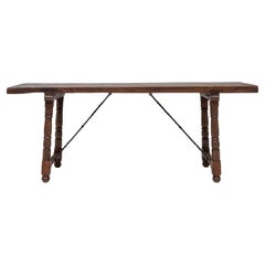 20th Century Spanish Wooden Dining Table