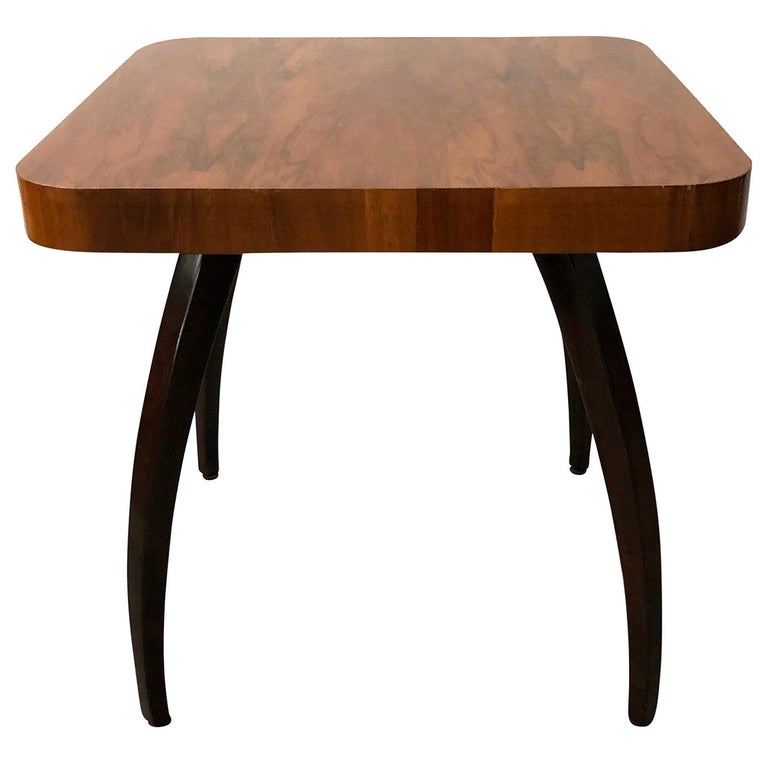 20th Century Spider Center Table By Jindrich Halabala Czech Walnut Side For At 1stdibs - Simple Living Fontana Walnut Finish Coffee Table With Glass Top 20th Century Spider Center Table By Jindrich Halabala Czech Walnut Side For At 1stdibs - Simple Living Fontana Walnut Finish Coffee Table With Glass Top