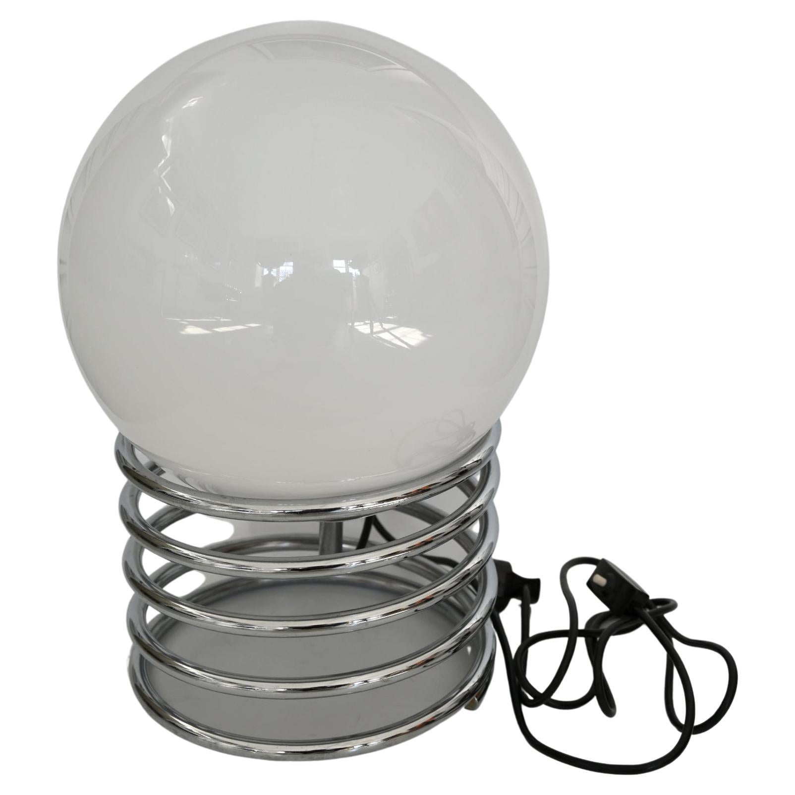 20. Jahrhundert Spirale Lampe aus den 70er Jahren Manufaktur Ingo Maurer Design MChrome im Angebot