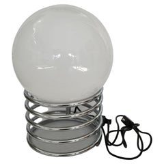 Lámpara espiral del siglo XX de los años 70 Fabricación Ingo Maurer Design MChrome