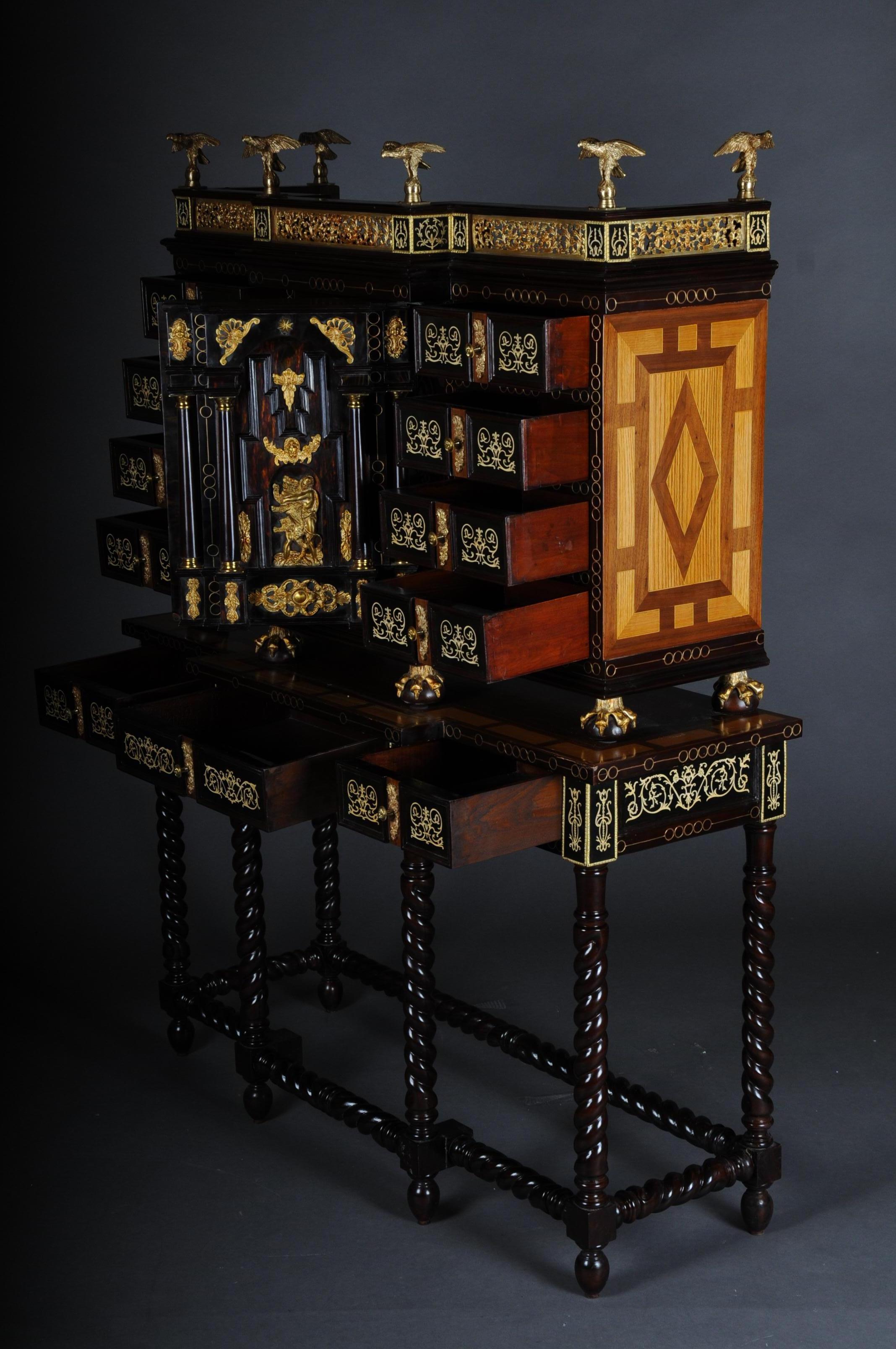 20th Century Splendid Renaissance Tower Cabinet/Commode For Sale 12