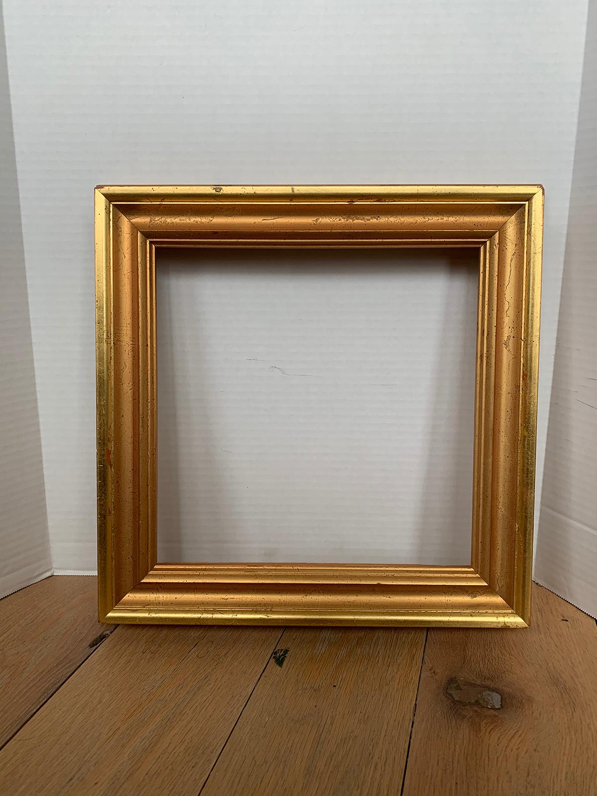 20th century square giltwood frame
Measures: Fits 11.75