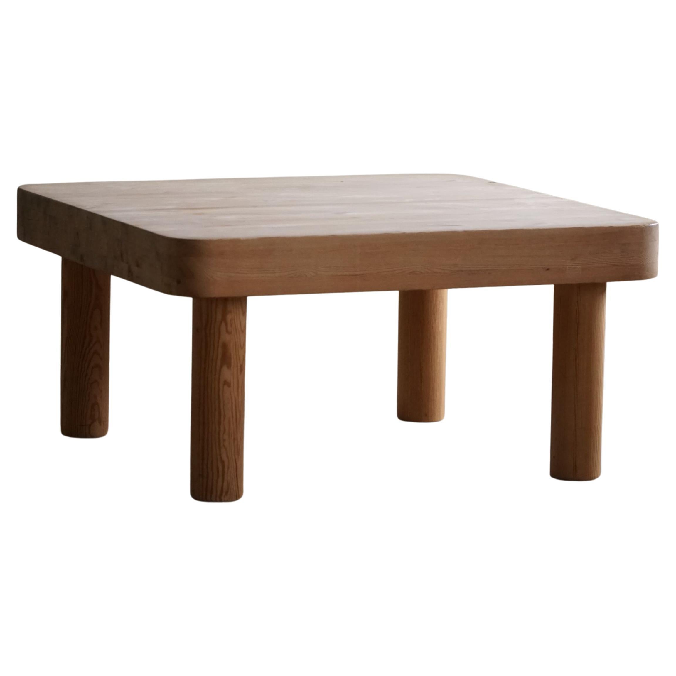 20th Century, Square in Pine with Chunky Legs by Rainer Daumiller, Danish Modern For Sale