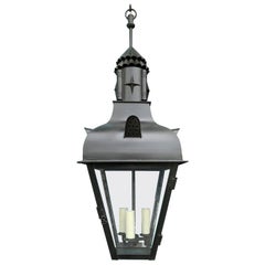 20th Century Square Iron Lantern