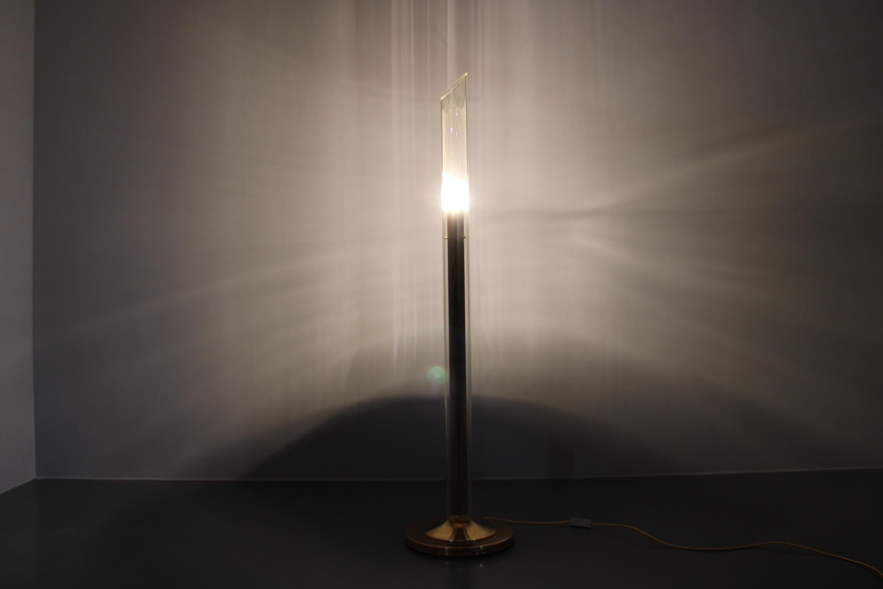 Metal 20th Century Standing Floor Lamp, Czechoslovakia For Sale