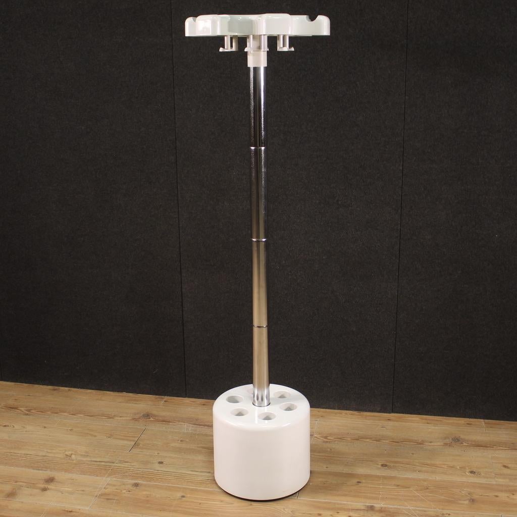 20th Century Steel and Plastic Italian Lucci and Orlandini Design Coat Rack 1970 en venta 1