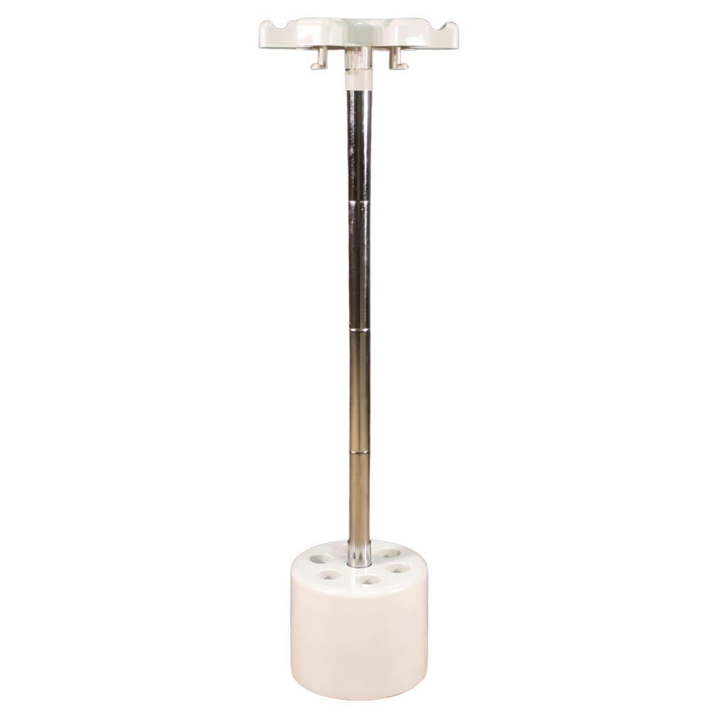 20th Century Steel and Plastic Italian Lucci and Orlandini Design Coat Rack 1970 en venta