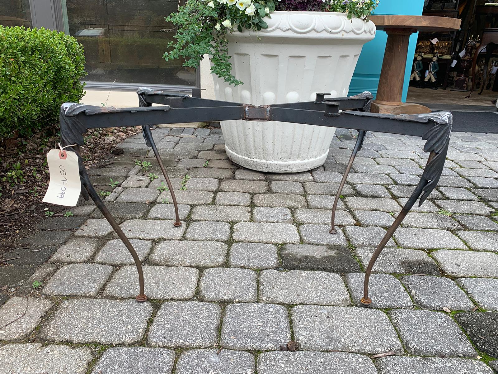 20th Century Steel Coffee Table Base For Sale 10