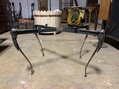 20th Century Steel Coffee Table Base