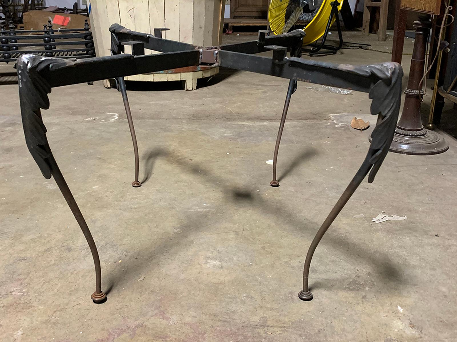 20th Century Steel Coffee Table Base For Sale 6